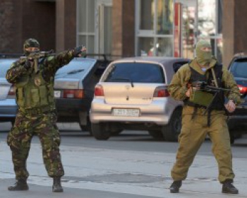 Перестрелка в центре Донецка Перестрелка в центре Донецка